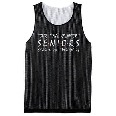 Class Of 2024 Senior Gifts Funny Seniors 2024 Mesh Reversible Basketball Jersey Tank