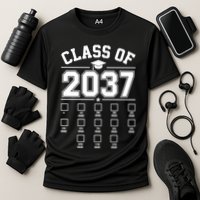 Class Of 2037 Grow With Me Checklist Kindergarten 12th Grade Performance Shirt