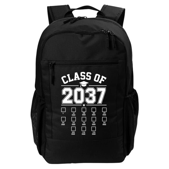 Class Of 2037 Grow With Me Checklist Kindergarten 12th Grade Backpack