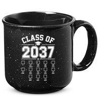 Class Of 2037 Grow With Me Checklist Kindergarten 12th Grade 15oz Campfire Ceramic Mug