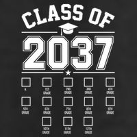 Class Of 2037 Grow With Me Checklist Kindergarten 12th Grade 15oz Campfire Ceramic Mug