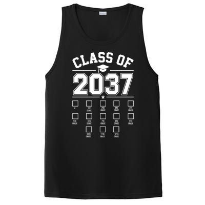 Class Of 2037 Grow With Me Checklist Kindergarten 12th Grade PosiCharge Competitor Tank