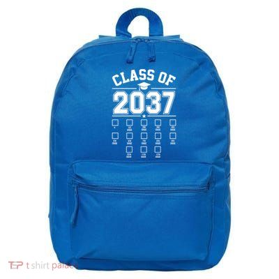Class Of 2037 Grow With Me Checklist Kindergarten 12th Grade 16 in Basic Backpack