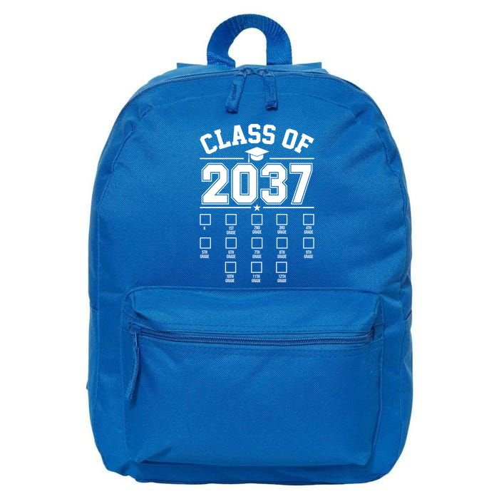 Class Of 2037 Grow With Me Checklist Kindergarten 12th Grade 16 in Basic Backpack