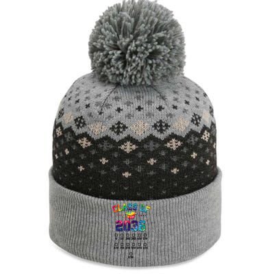 Class Of 2036 Grow With Me With Space For Checkmarks The Baniff Cuffed Pom Beanie