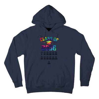 Class Of 2036 Grow With Me With Space For Checkmarks Tall Hoodie