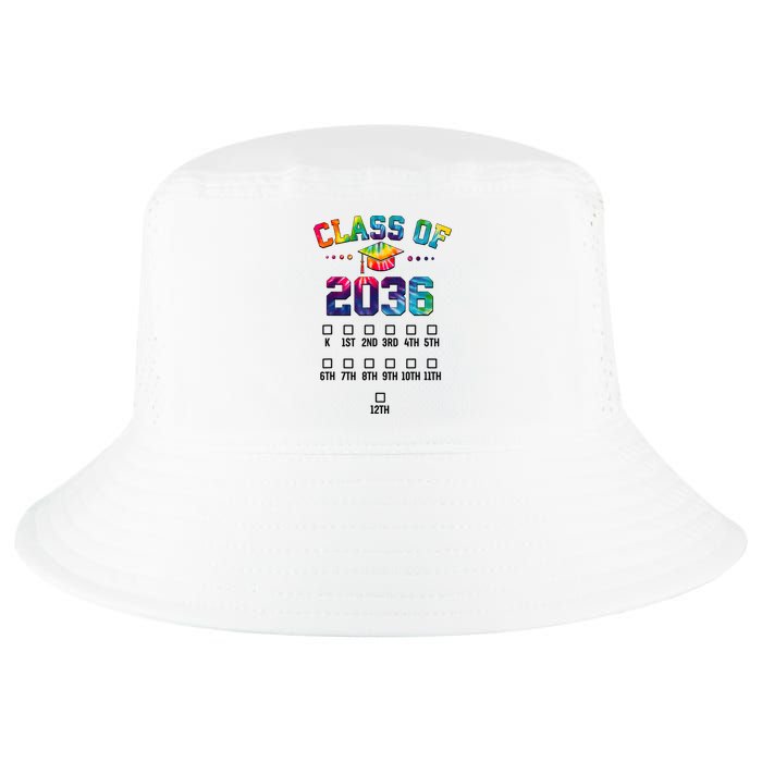 Class Of 2036 Grow With Me With Space For Checkmarks Cool Comfort Performance Bucket Hat