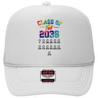 Class Of 2036 Grow With Me With Space For Checkmarks High Crown Mesh Back Trucker Hat