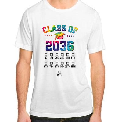 Class Of 2036 Grow With Me With Space For Checkmarks Adult ChromaSoft Performance T-Shirt