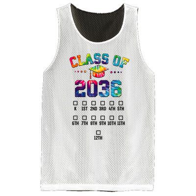 Class Of 2036 Grow With Me With Space For Checkmarks Mesh Reversible Basketball Jersey Tank