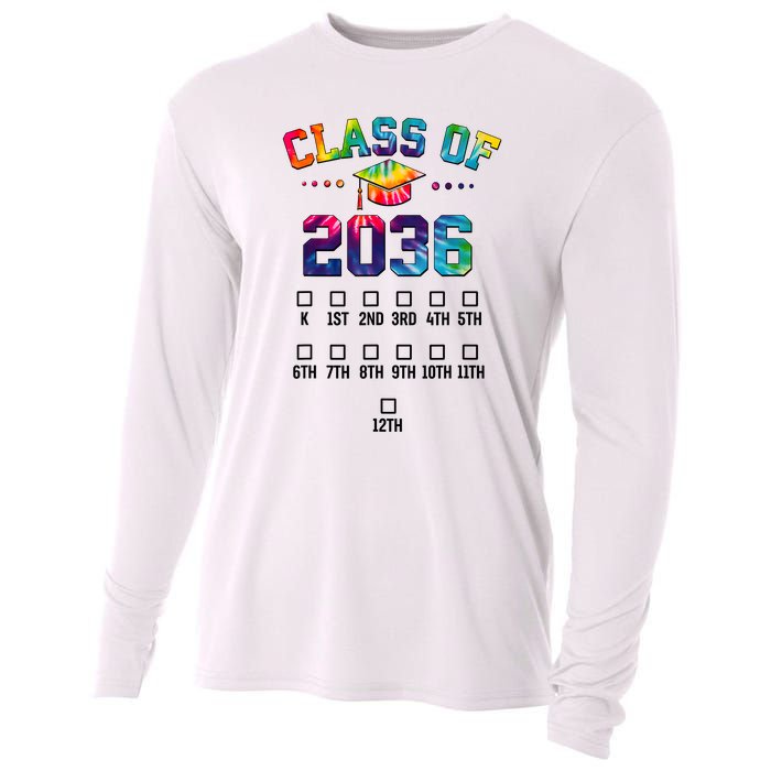 Class Of 2036 Grow With Me With Space For Checkmarks Cooling Performance Long Sleeve Crew