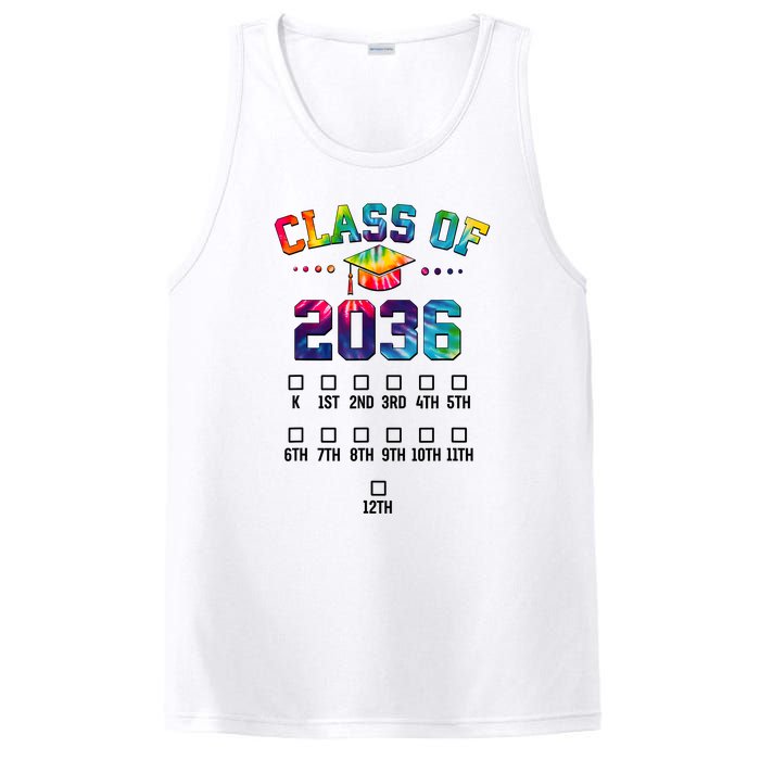 Class Of 2036 Grow With Me With Space For Checkmarks PosiCharge Competitor Tank