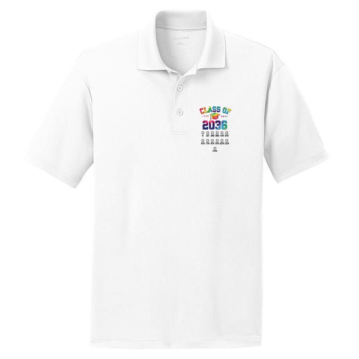 Class Of 2036 Grow With Me With Space For Checkmarks PosiCharge RacerMesh Polo