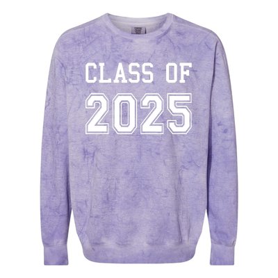 Class Of 2025 Graduation School Future Graduate Colorblast Crewneck Sweatshirt