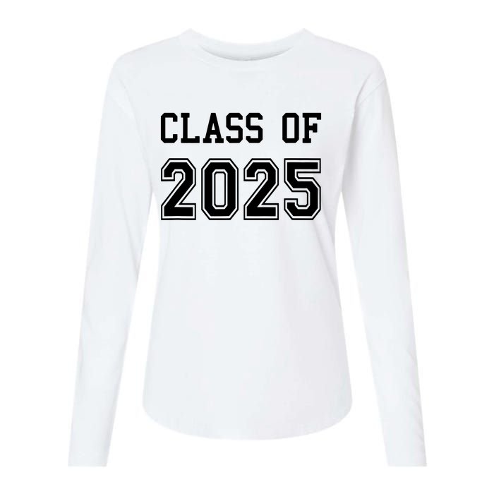 Class Of 2025 Graduation School Future Graduate Womens Cotton Relaxed Long Sleeve T-Shirt