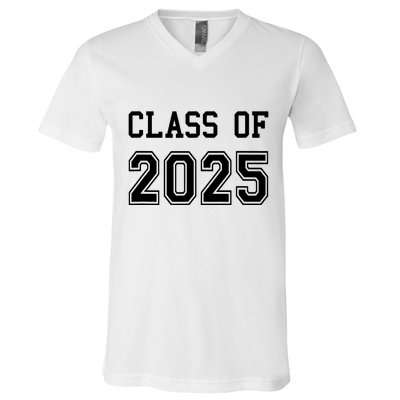 Class Of 2025 Graduation School Future Graduate V-Neck T-Shirt