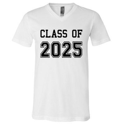 Class Of 2025 Graduation School Future Graduate V-Neck T-Shirt