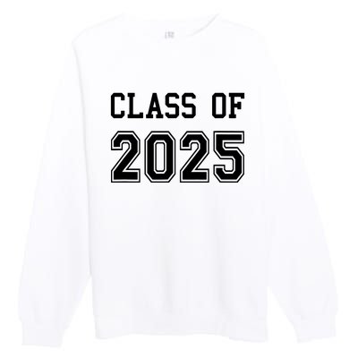 Class Of 2025 Graduation School Future Graduate Premium Crewneck Sweatshirt