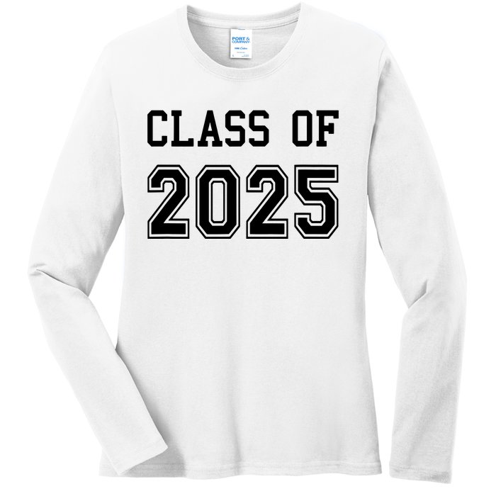 Class Of 2025 Graduation School Future Graduate Ladies Long Sleeve Shirt