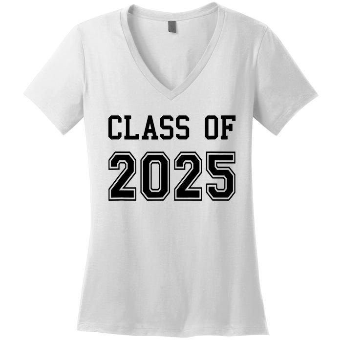 Class Of 2025 Graduation School Future Graduate Women's V-Neck T-Shirt