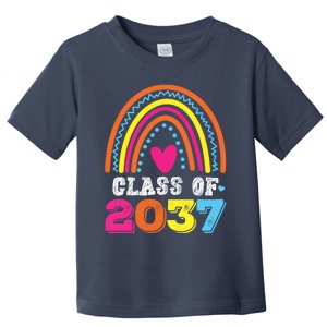 Class Of 2037 Kindergarten Pre-k Grow with Me Graduation Toddler T-Shirt