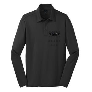 Class Of 2037 Grow With Me Handprint Prek 12th Grade Gift Silk Touch Performance Long Sleeve Polo