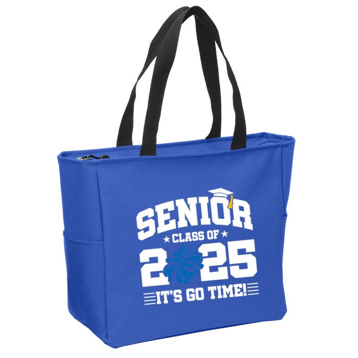 Class Of 2025 Senior Year Cheerleader Senior 2025 Meaningful Gift Zip Tote Bag