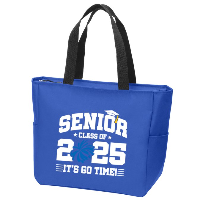 Class Of 2025 Senior Year Cheerleader Senior 2025 Meaningful Gift Zip Tote Bag