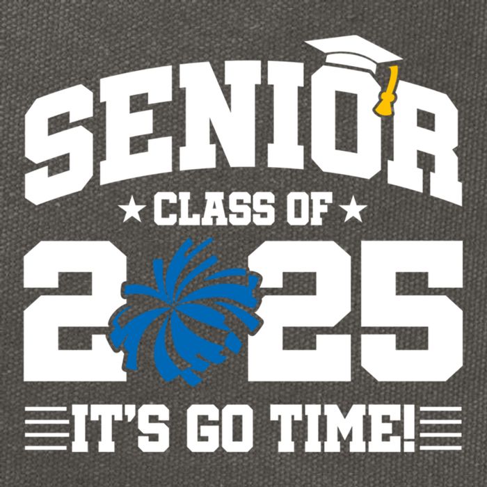 Class Of 2025 Senior Year Cheerleader Senior 2025 Meaningful Gift Cotton Canvas Backpack