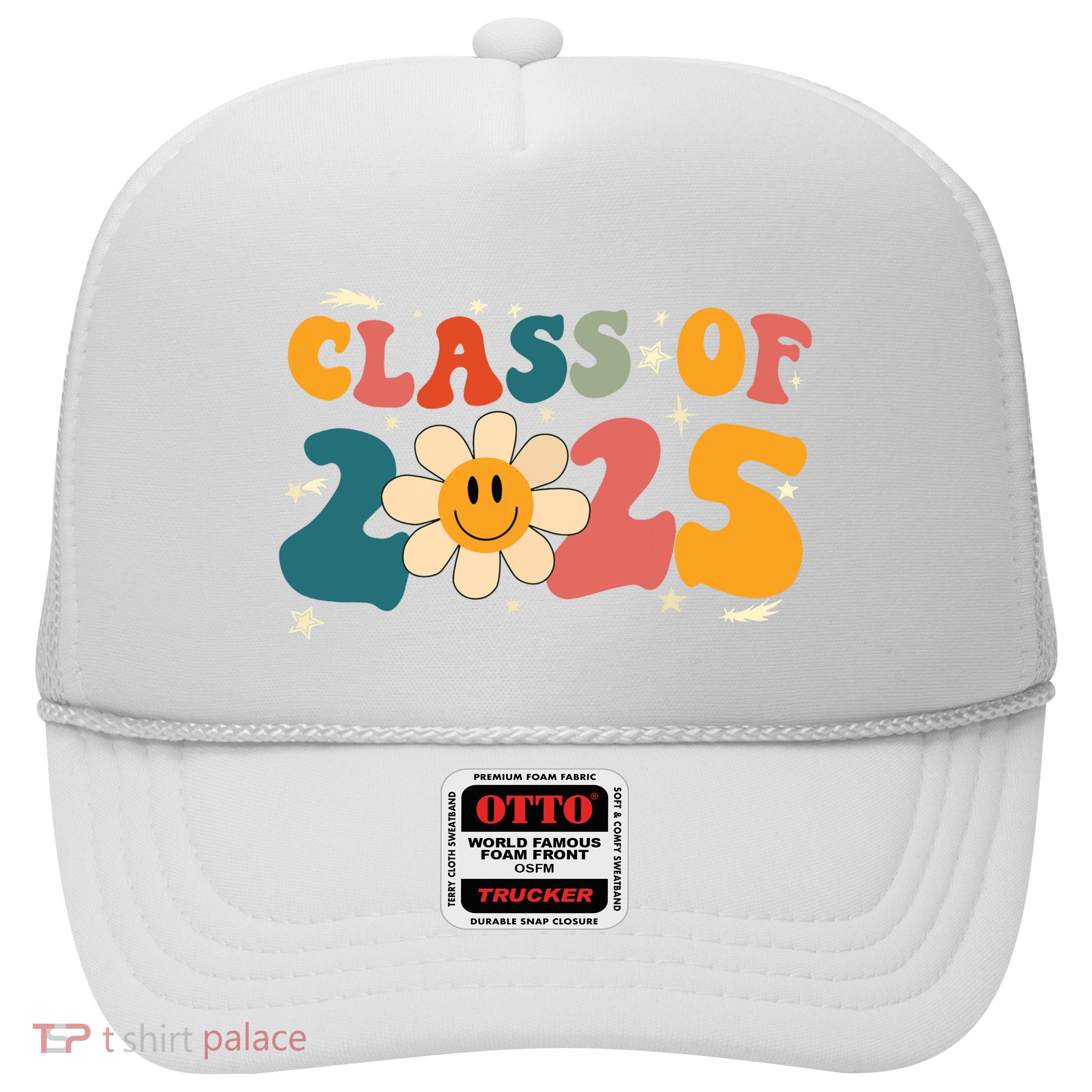 Class Of 2025 Grow With Me Graduation First Day Of School Trucker Hat