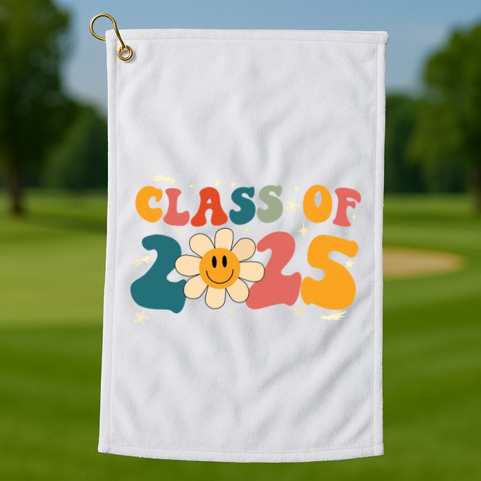 Class Of 2025 Grow With Me Graduation First Day Of School Golf Towel