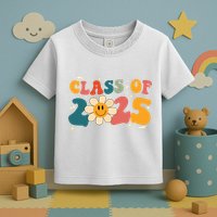 Class Of 2025 Grow With Me Graduation First Day Of School Toddler T-Shirt
