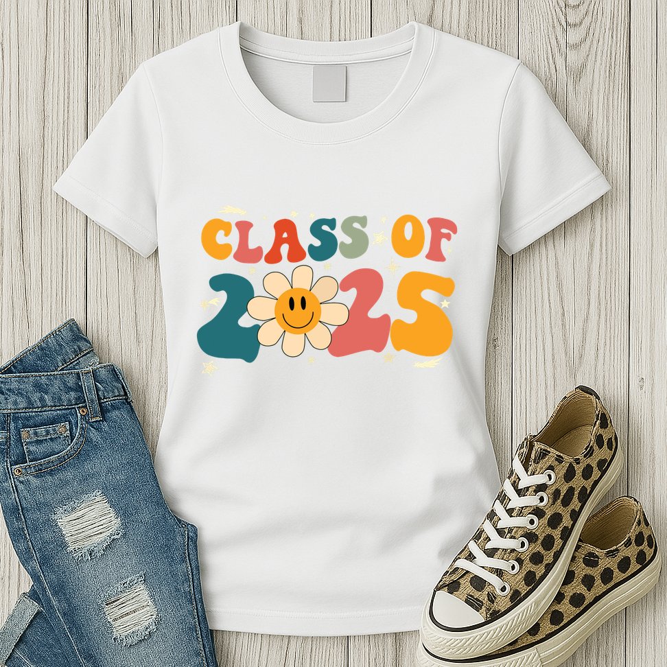 Class Of 2025 Grow With Me Graduation First Day Of School Womens T-Shirt