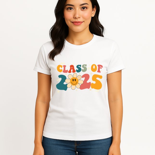 Class Of 2025 Grow With Me Graduation First Day Of School Womens T-Shirt