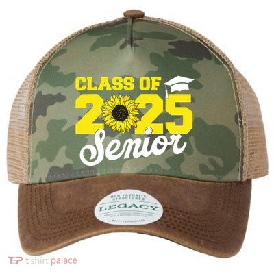 Class Of 2025 Senior 2025 Sunflower Back To School 2025 Girl Legacy Tie Dye Trucker Hat