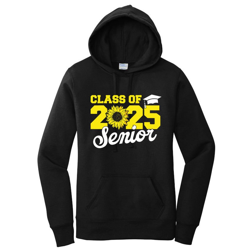 Class Of 2025 Senior 2025 Sunflower Back To School 2025 Girl Women's Pullover Hoodie