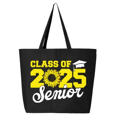 Class Of 2025 Senior 2025 Sunflower Back To School 2025 Girl 25L Jumbo Tote