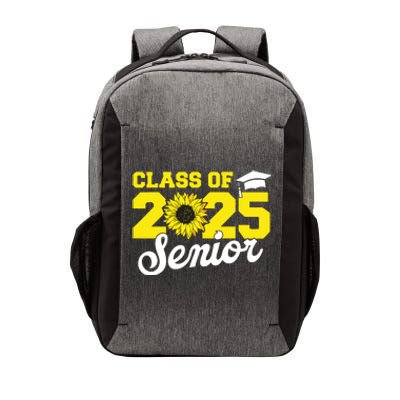 Class Of 2025 Senior 2025 Sunflower Back To School 2025 Girl Vector Backpack