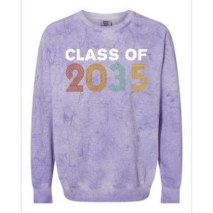 Class Of 2035 Retro Colorblast Crewneck Sweatshirt