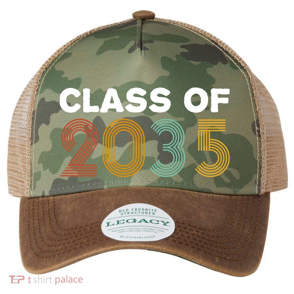 Class Of 2035 Retro Legacy Tie Dye Trucker Hat