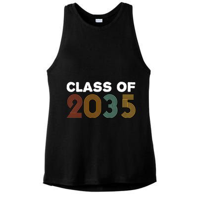Class Of 2035 Retro Ladies PosiCharge Tri-Blend Wicking Tank