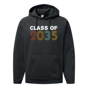 Class Of 2035 Retro Performance Fleece Hoodie