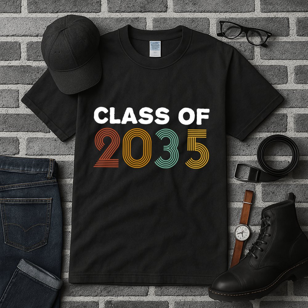 Class Of 2035 Retro Tall T-Shirt