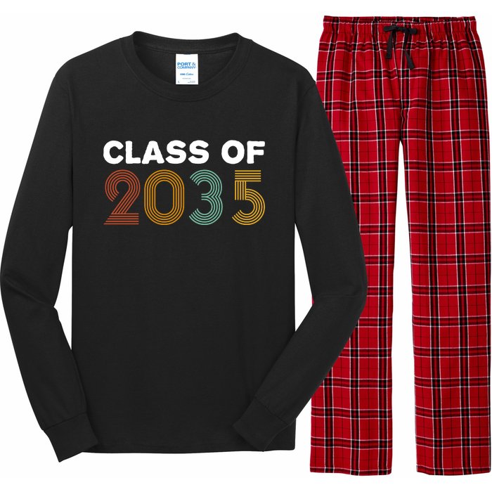 Class Of 2035 Retro Long Sleeve Pajama Set