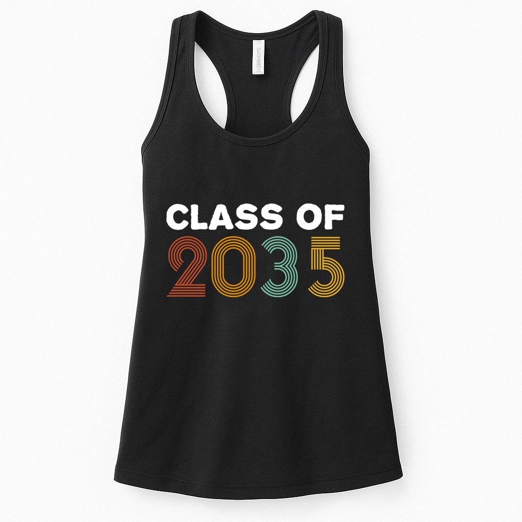 Class Of 2035 Retro Womens Tank Top