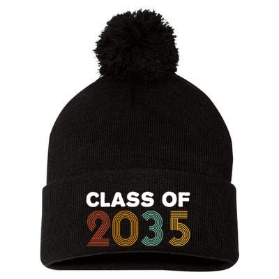 Class Of 2035 Retro Pom Pom 12in Knit Beanie