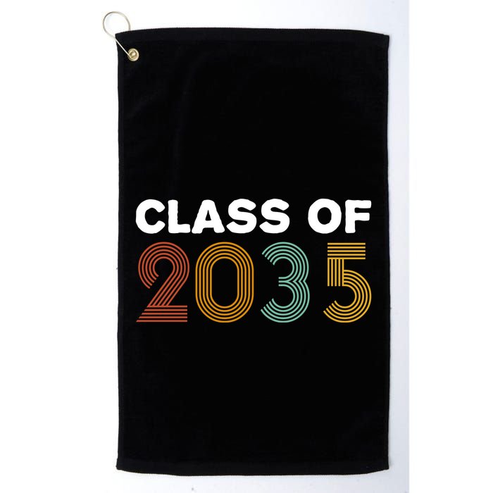 Class Of 2035 Retro Golf Towel