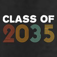 Class Of 2035 Retro Golf Towel