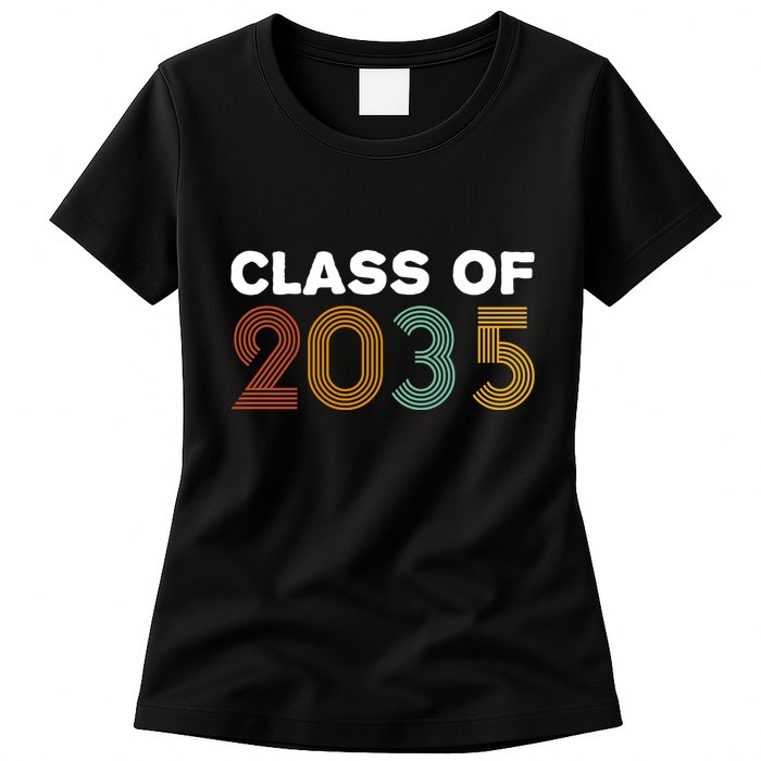 Class Of 2035 Retro Womens T-Shirt