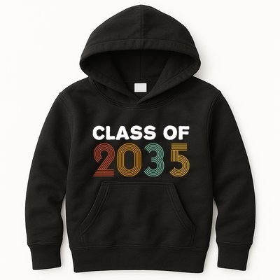 Class Of 2035 Retro Kids Hoodie